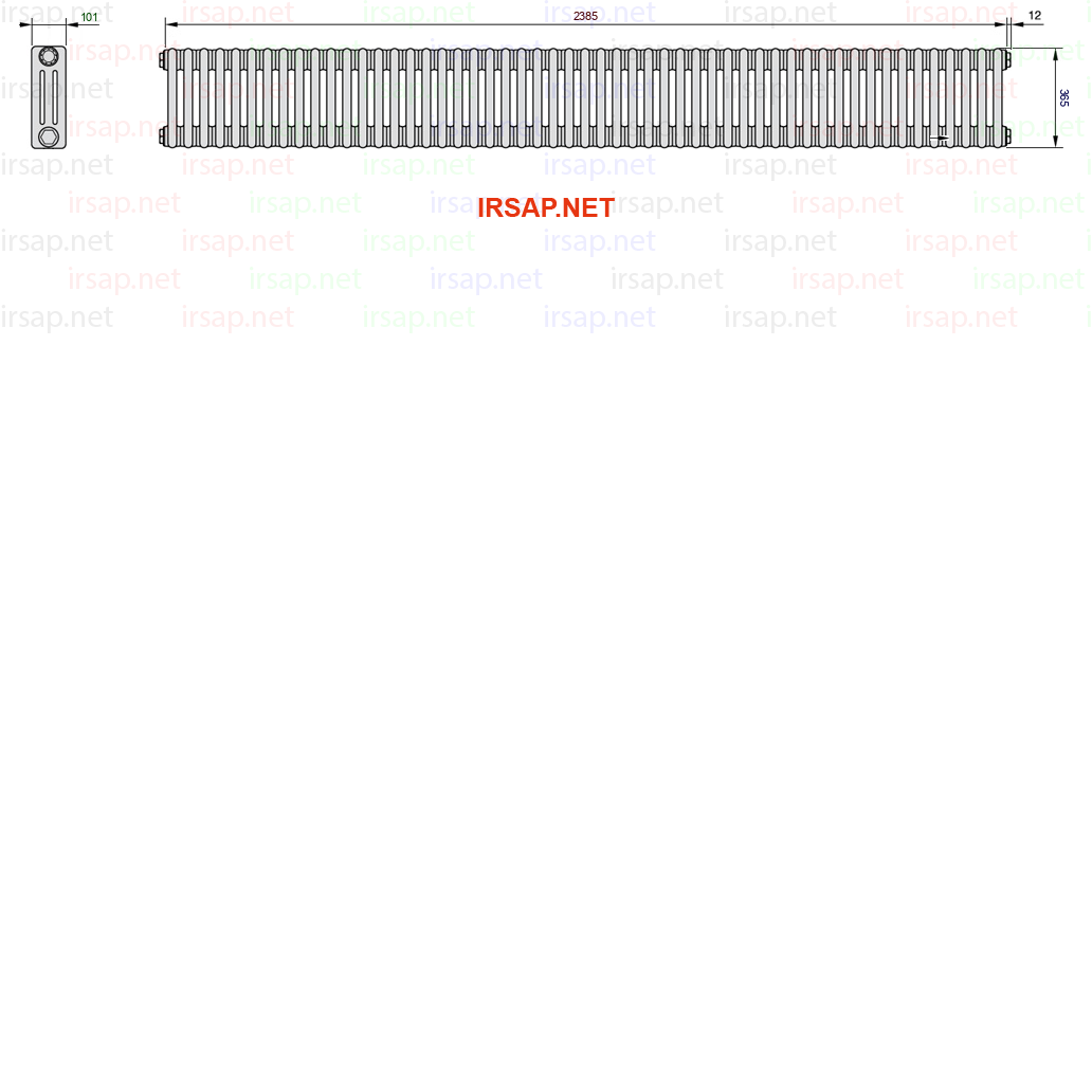 Радиатор IRSAP Tesi 30365/53 T14 CL 01